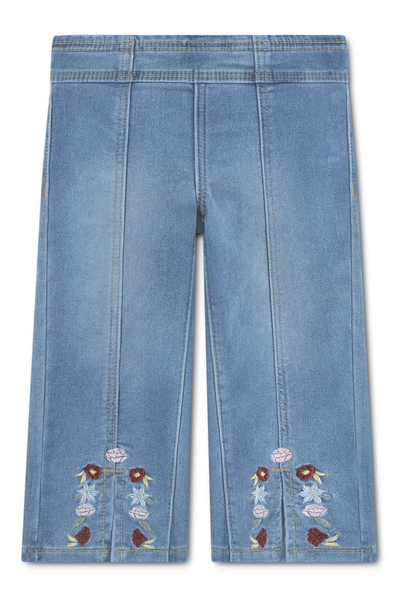 Kids' Embroidered Wide Leg Jeans, Main, color, DREW ME IN