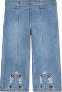 Levi's Kids' Embroidered Wide Leg Jeans