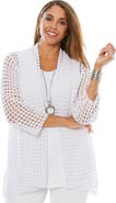 Jessica London Crochet Cardigan