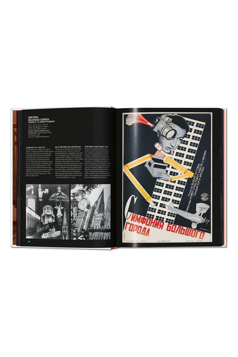 Film Posters of the Russian Avant Garde 45th ed English French German Book, Alternate, color, Blue