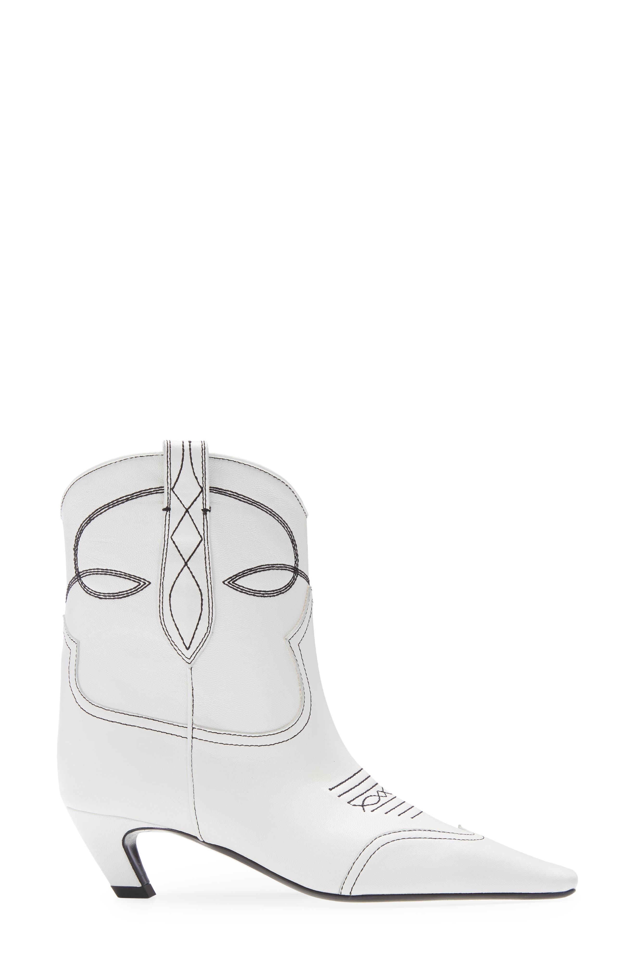 Khaite Dallas Short Western Boot, Alternate, color, 