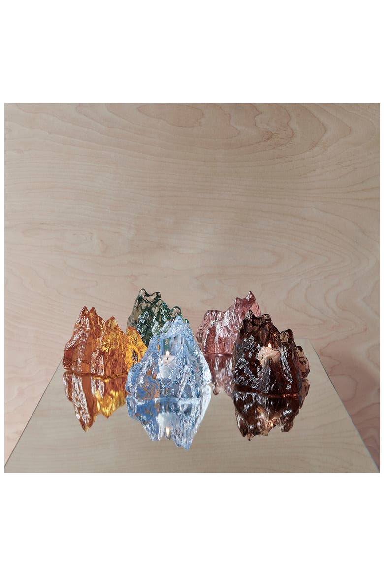 The Rock Votive Holder, Alternate, color, GREEN