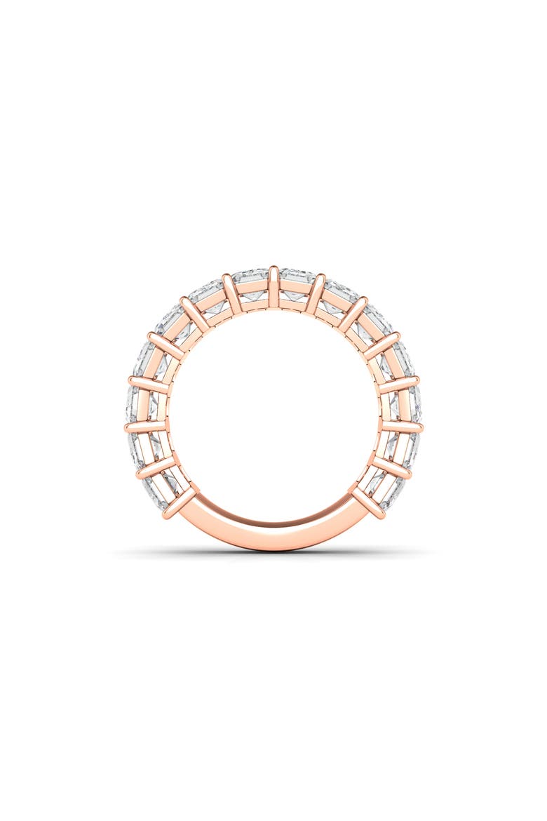Emerald Cut Lab Created Diamond Eternity Band, Alternate, color, ROSE GOLD