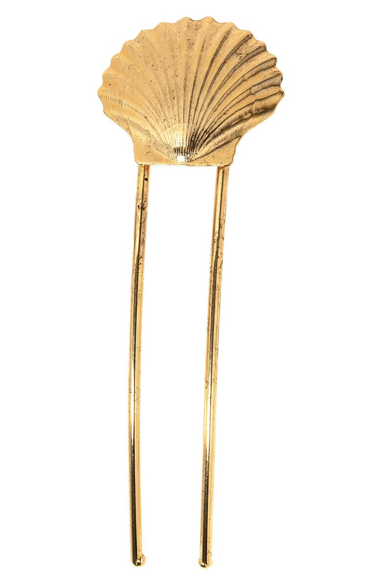 Jennifer Behr Siren Hair Pin, Main, color, Gold