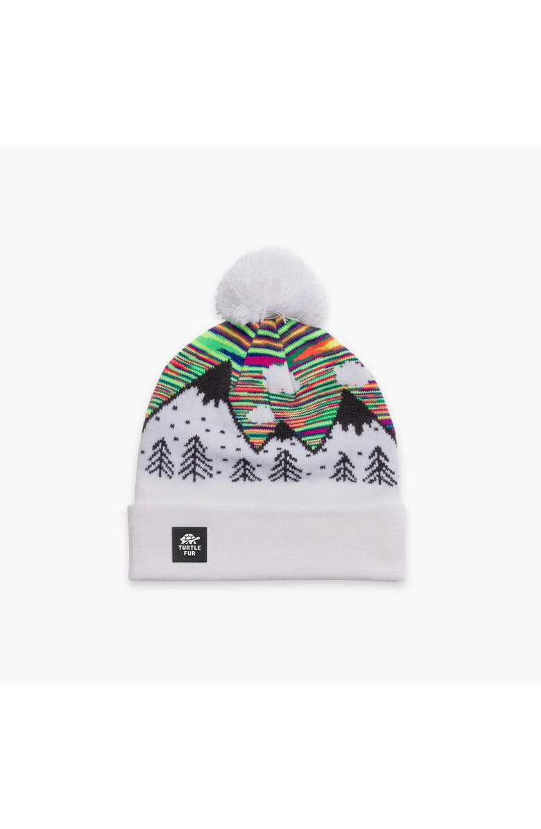 Turtle Fur Kids Mountain Dreamer Pom Winter Hat, Main, color, Rainbow