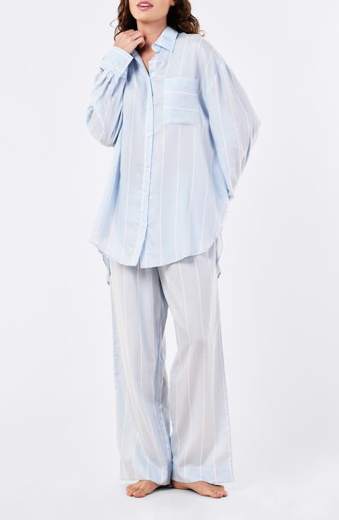 Stripe Cotton Pajamas