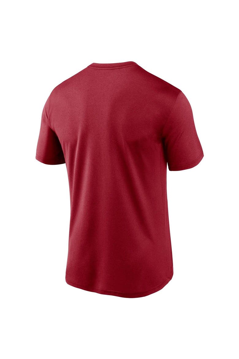 Men's Nike Cardinal Arizona Cardinals Logo Essential Legend Performance T-Shirt, Alternate, color, Cardinal