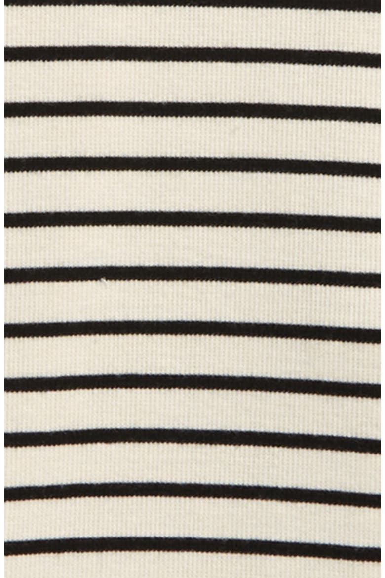 Stripe Mix Top, Alternate, color, IVORY ANTIQUE- BLACK STRIPE