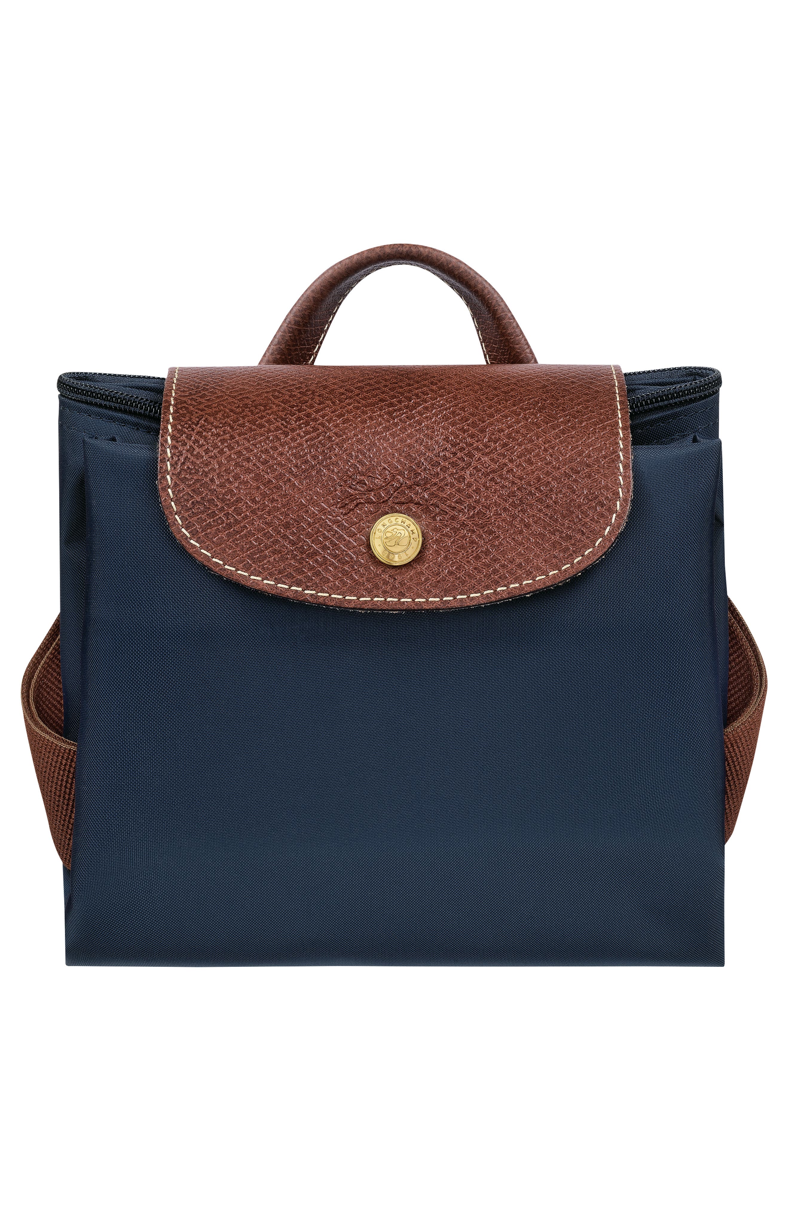 Medium Le Pliage Backpack, Alternate, color, NAVY