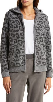 Barefoot Dreams® CozyChic™ Cheetah Print Zip Hoodie