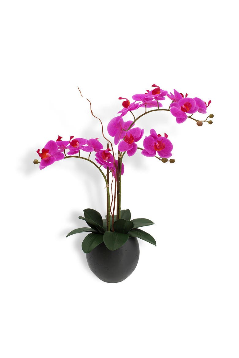 Artificial Pink Double Stem Orchid, Main, color, Pink