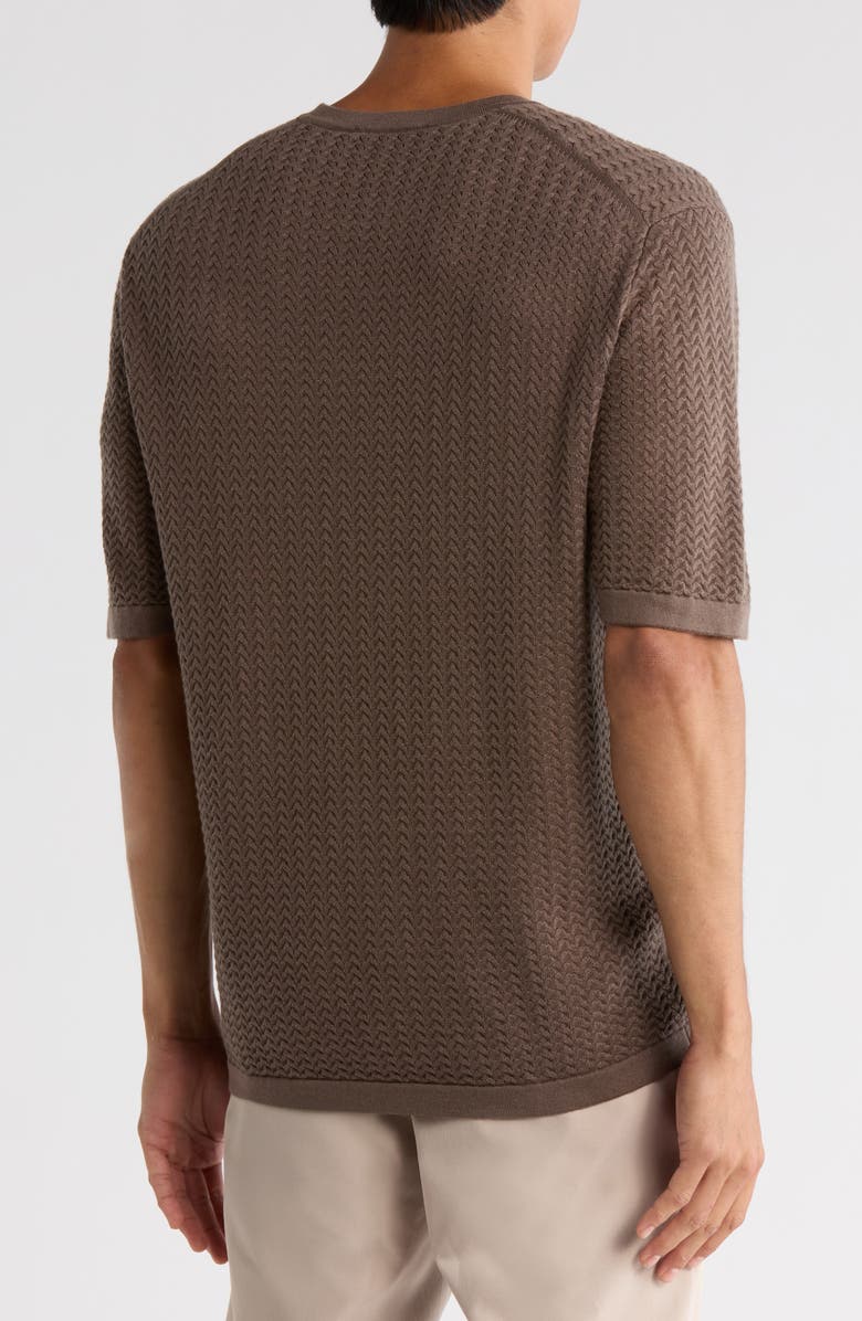 TRUTH Textured Knit T-Shirt, Alternate, color, Mocha