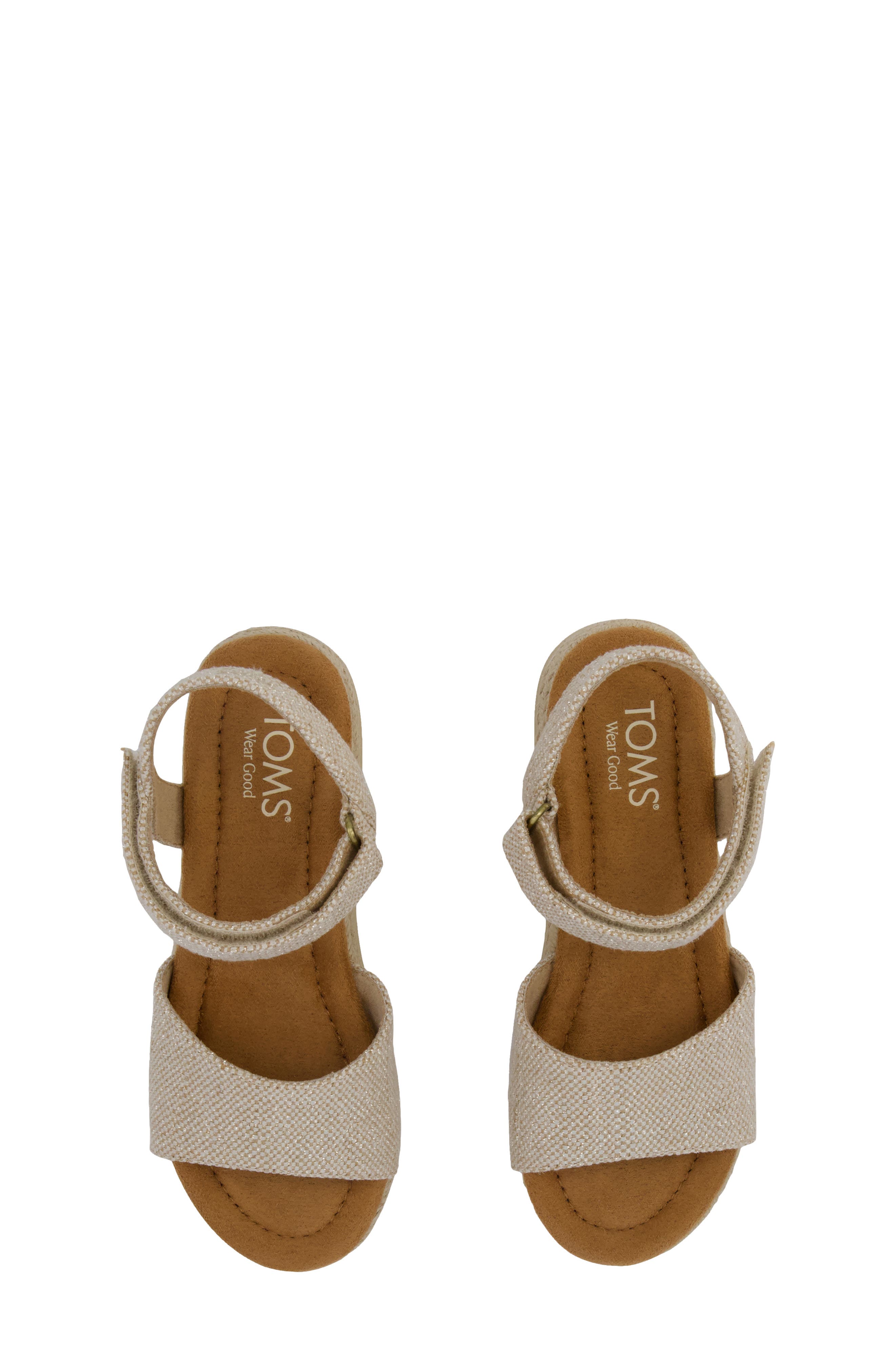 Diana Platform Wedge Sandal, Alternate, color, GOLD
