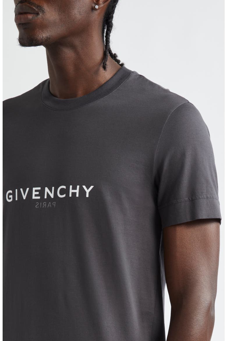 Slim Fit Logo T-Shirt, Alternate, color, CHARCOAL