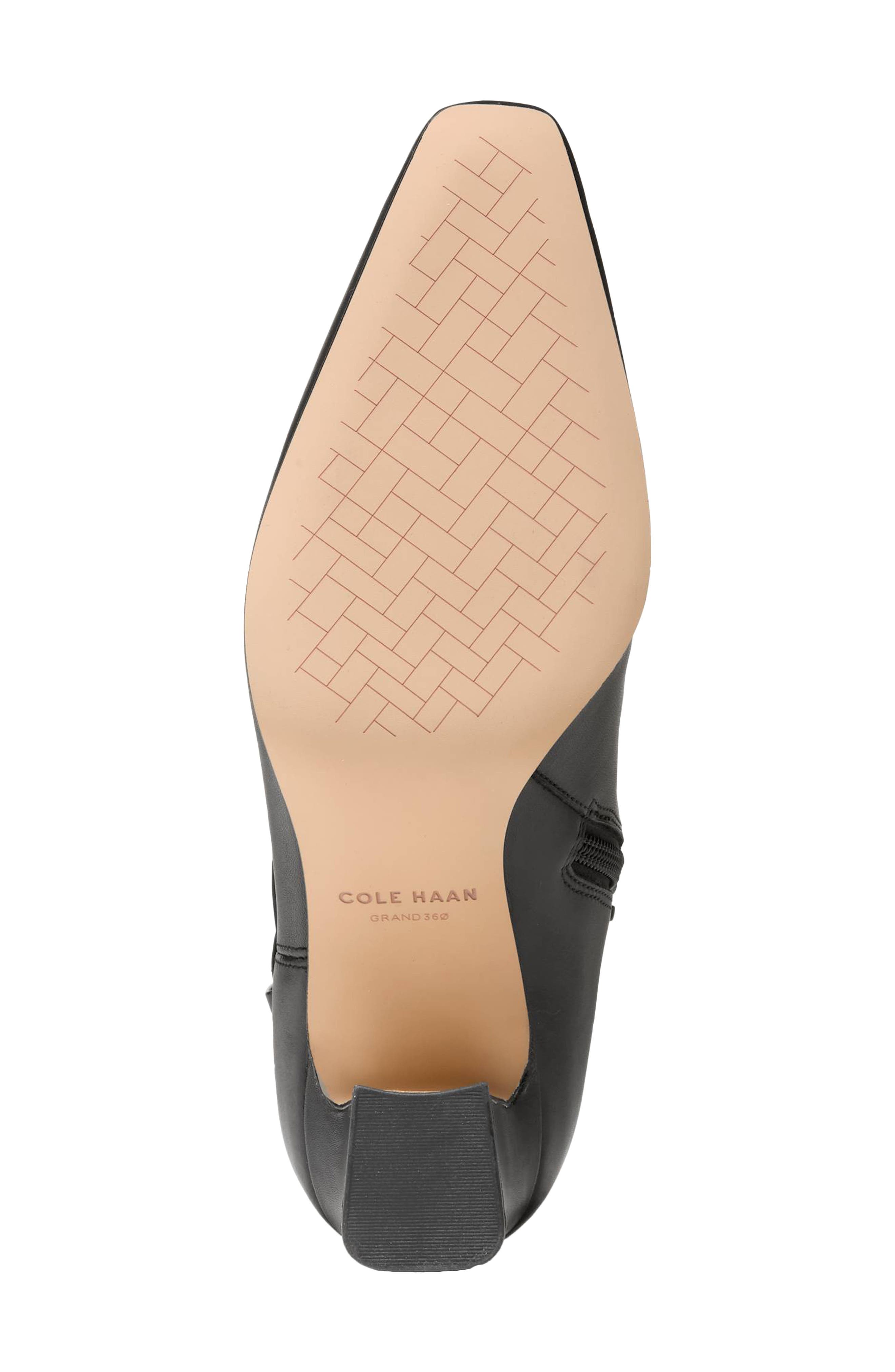 Blanche Buckle Bootie, Alternate, color, BLACK LEATHER