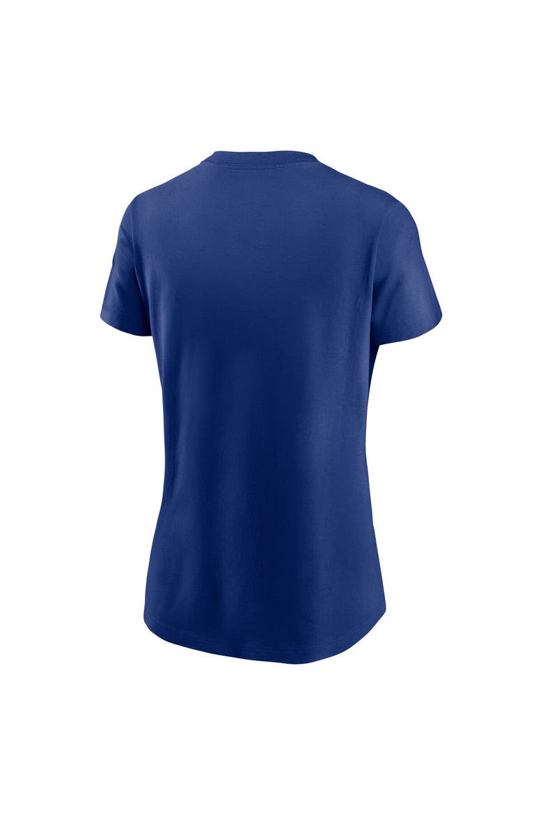 Women's Nike  Royal Los Angeles Dodgers Wordmark T-Shirt, Alternate, color, Royal