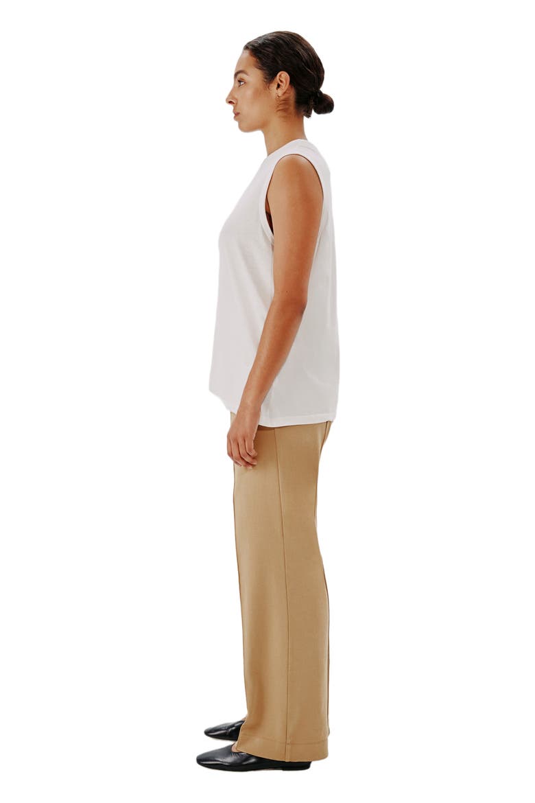 SLEEVELESS TEE, Alternate, color, WHITE