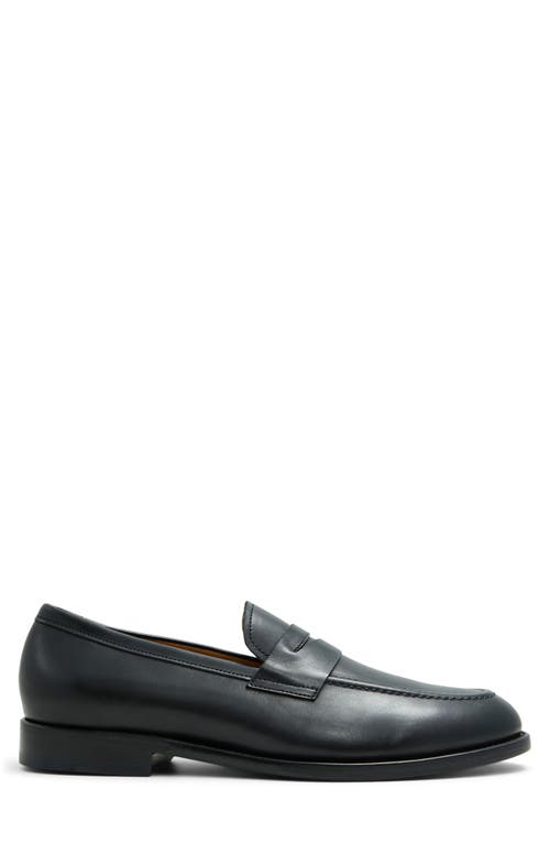 Brooks Brothers Greenwich Penny Loafer In Black