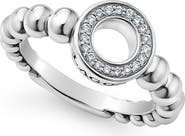 LAGOS Caviar Spark Diamond Open Circle Ring