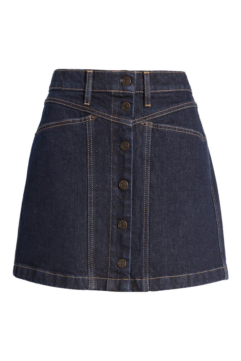 Canyon Denim Skirt, Alternate, color, MIDNIGHT BLUES