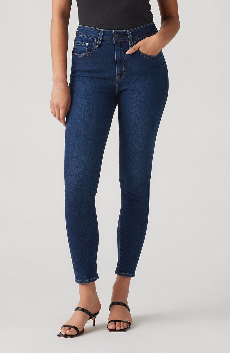 Levi's<sup>®</sup> 721 High Waist Ankle Skinny Jeans, Alternate, color, Eternal Indigo Drk Bright