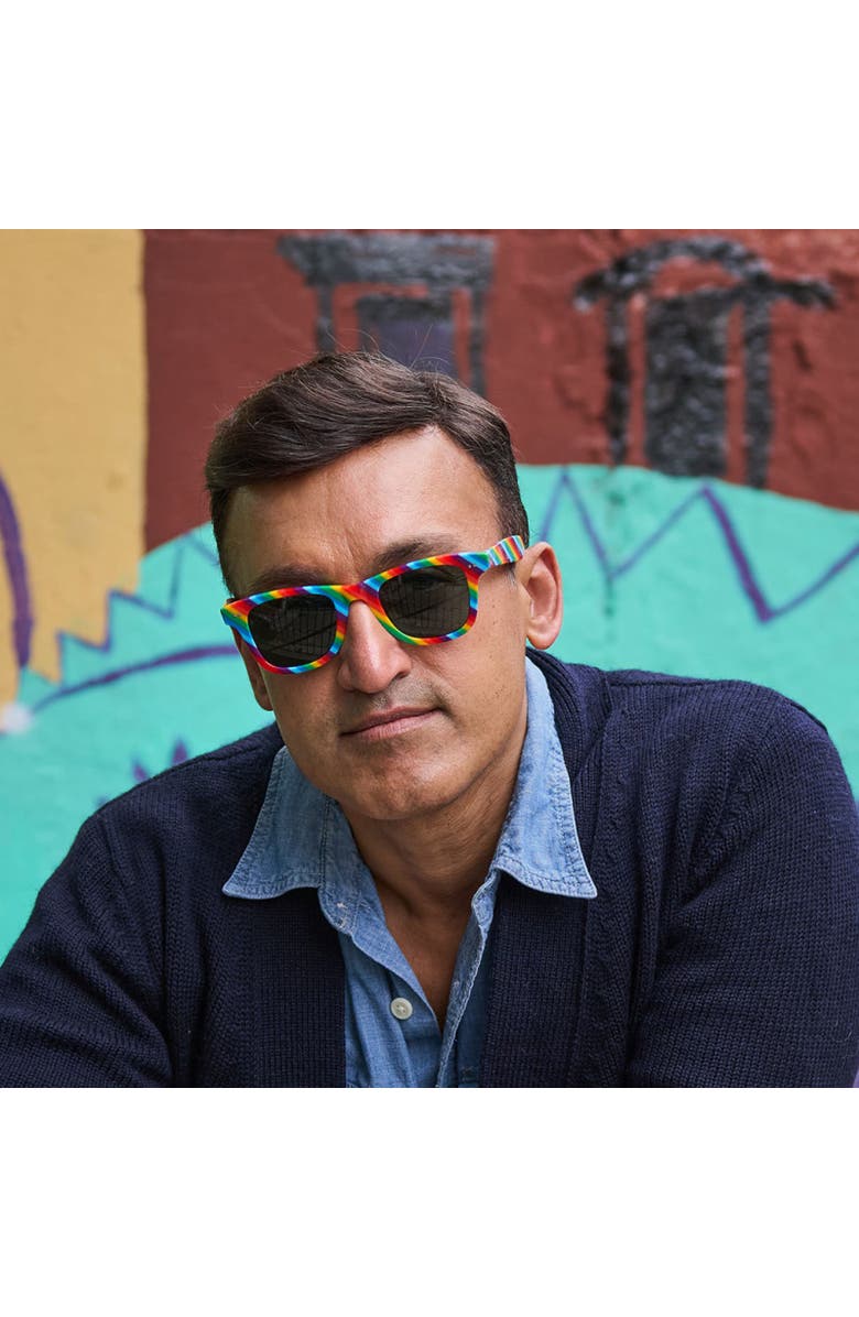 Caddis Porgy Backstage Pride | Polarized Sunglasses, Alternate, color, Pride - Polarized Gray-Green