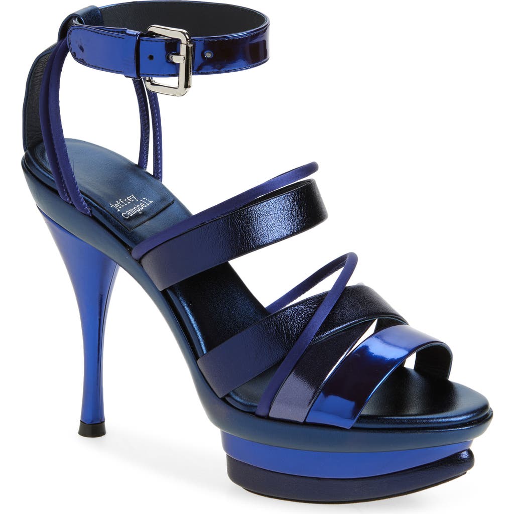 JEFFREY CAMPBELL JEFFREY CAMPBELL TANTALIZE ANKLE STRAP PLATFORM SANDAL
