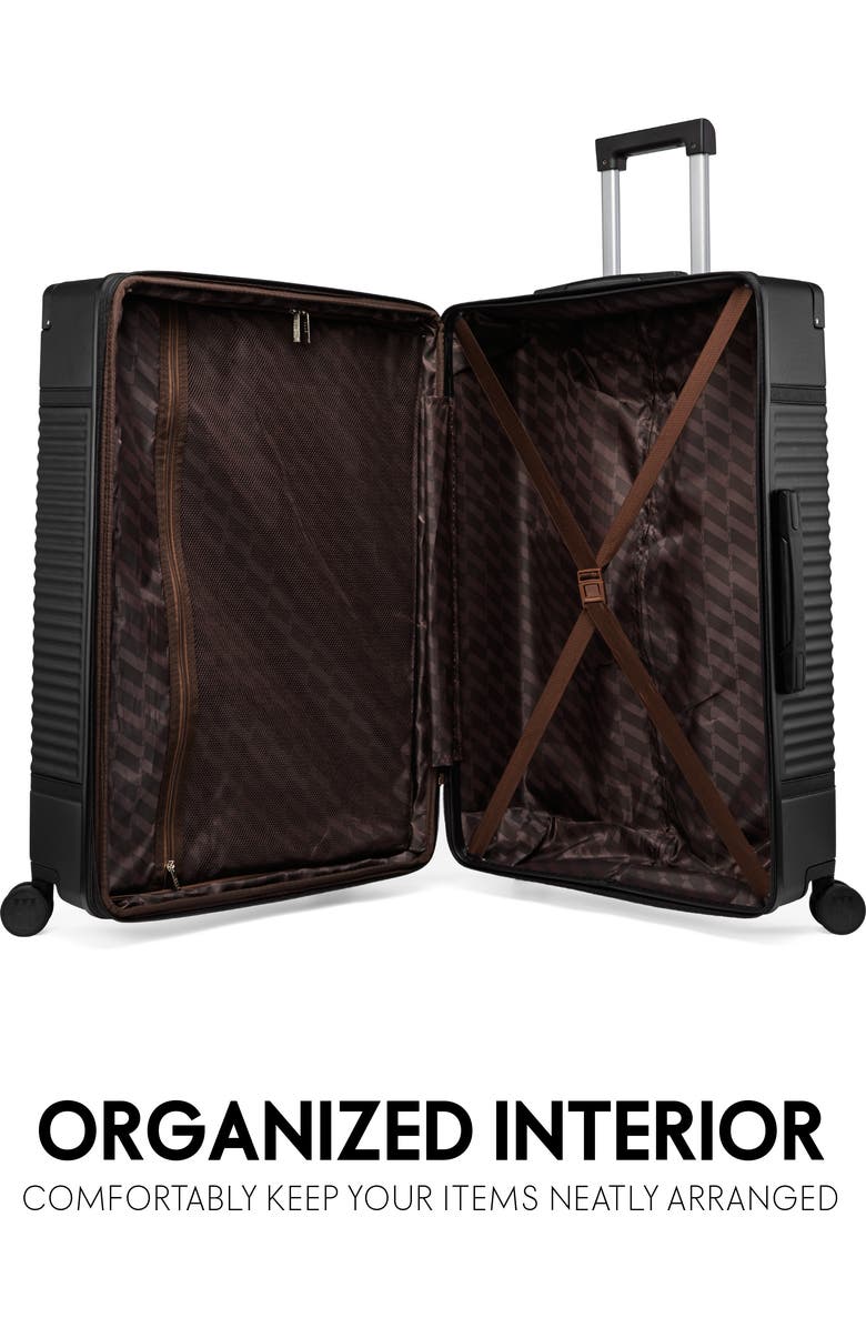 ELLE Belleville 3 Piece Expandable Retro Spinner Luggage Set, Alternate, color,