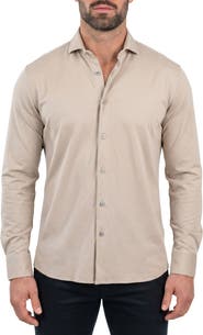 Maceoo Einstein Long Sleeve Stretch Dress Shirt