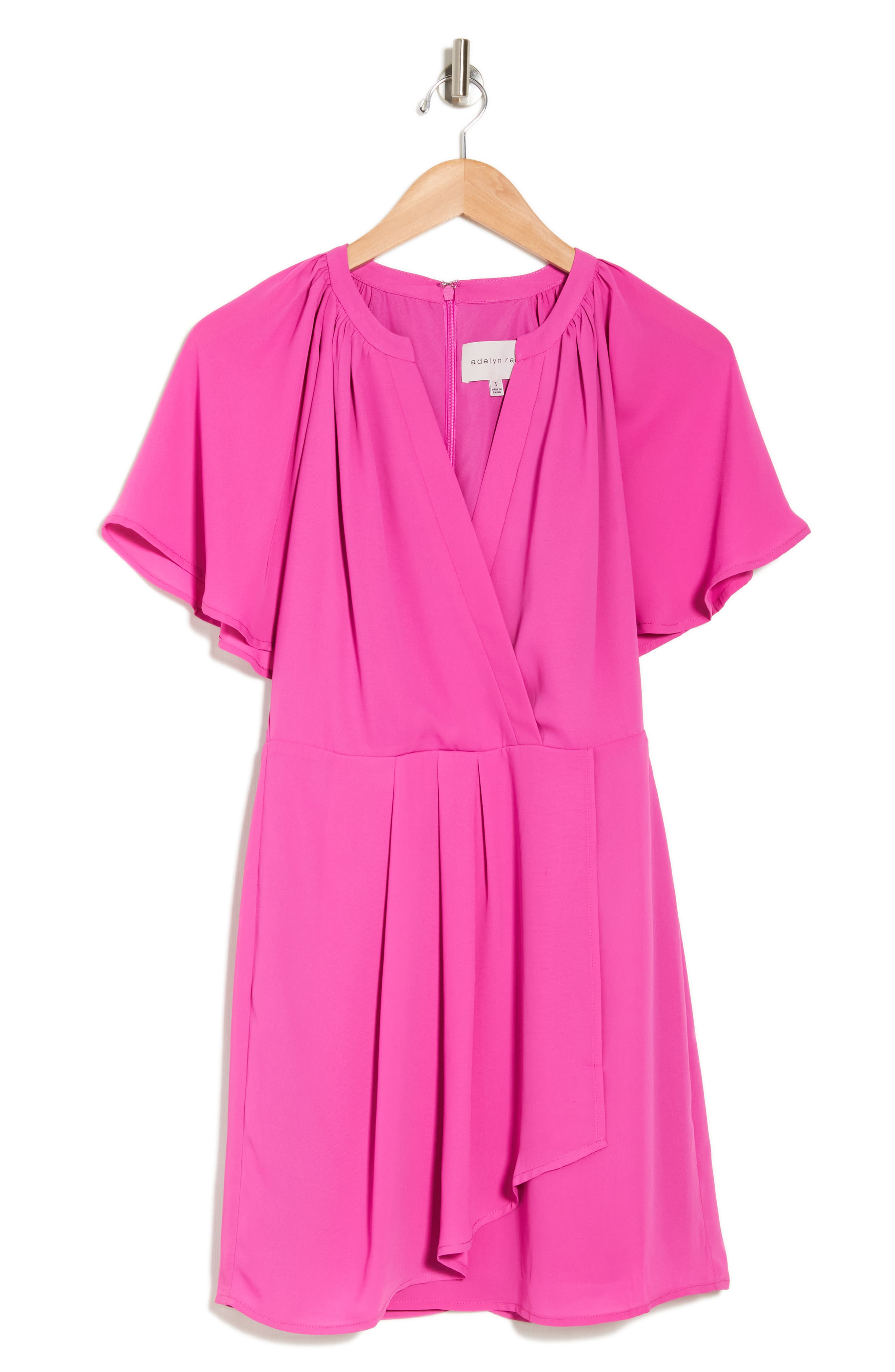 Adelyn Rae Flutter Sleeve Fit & Flare Dress (Women) | Nordstromrack