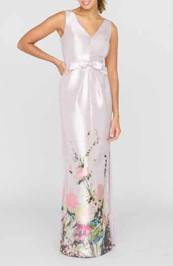 Wendy Metallic Floral Gown