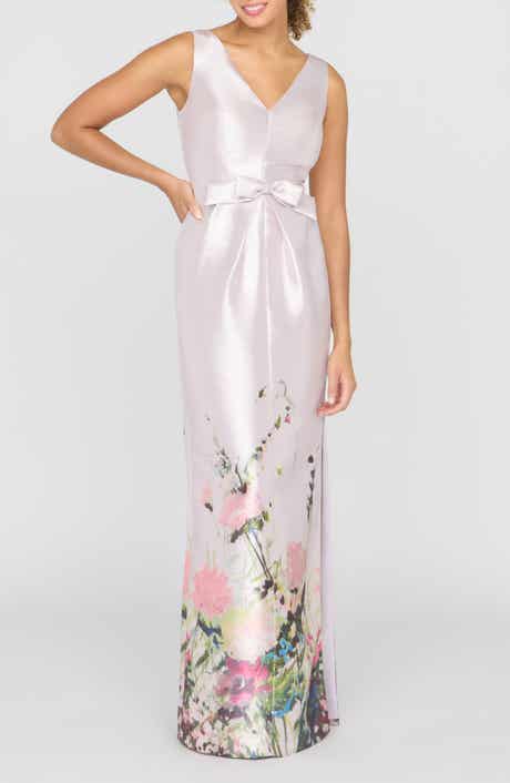 Wendy Metallic Floral Gown