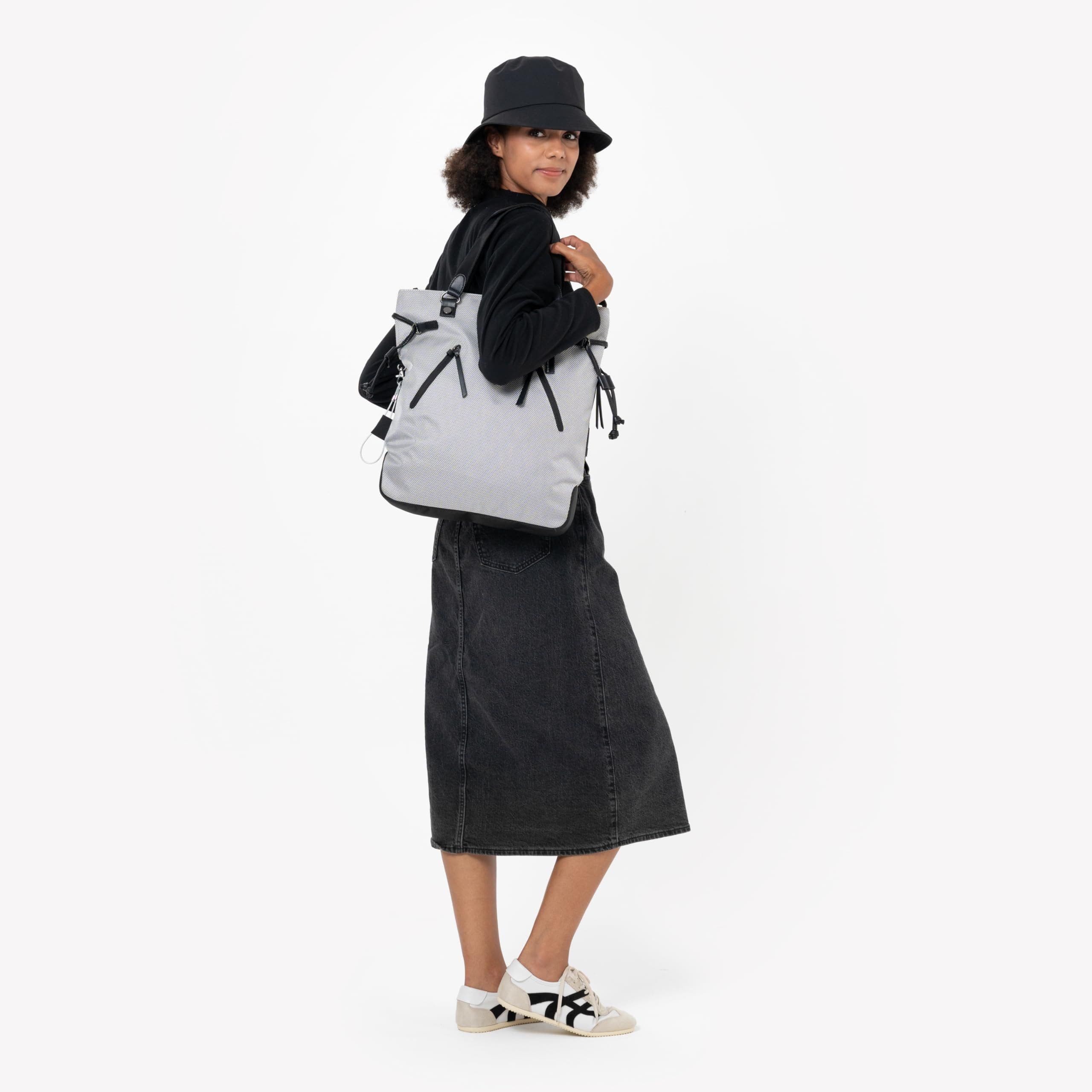 Sherpani Tempest Anti Theft 14L Convertible Backpack Tote, Alternate, color, Sterling