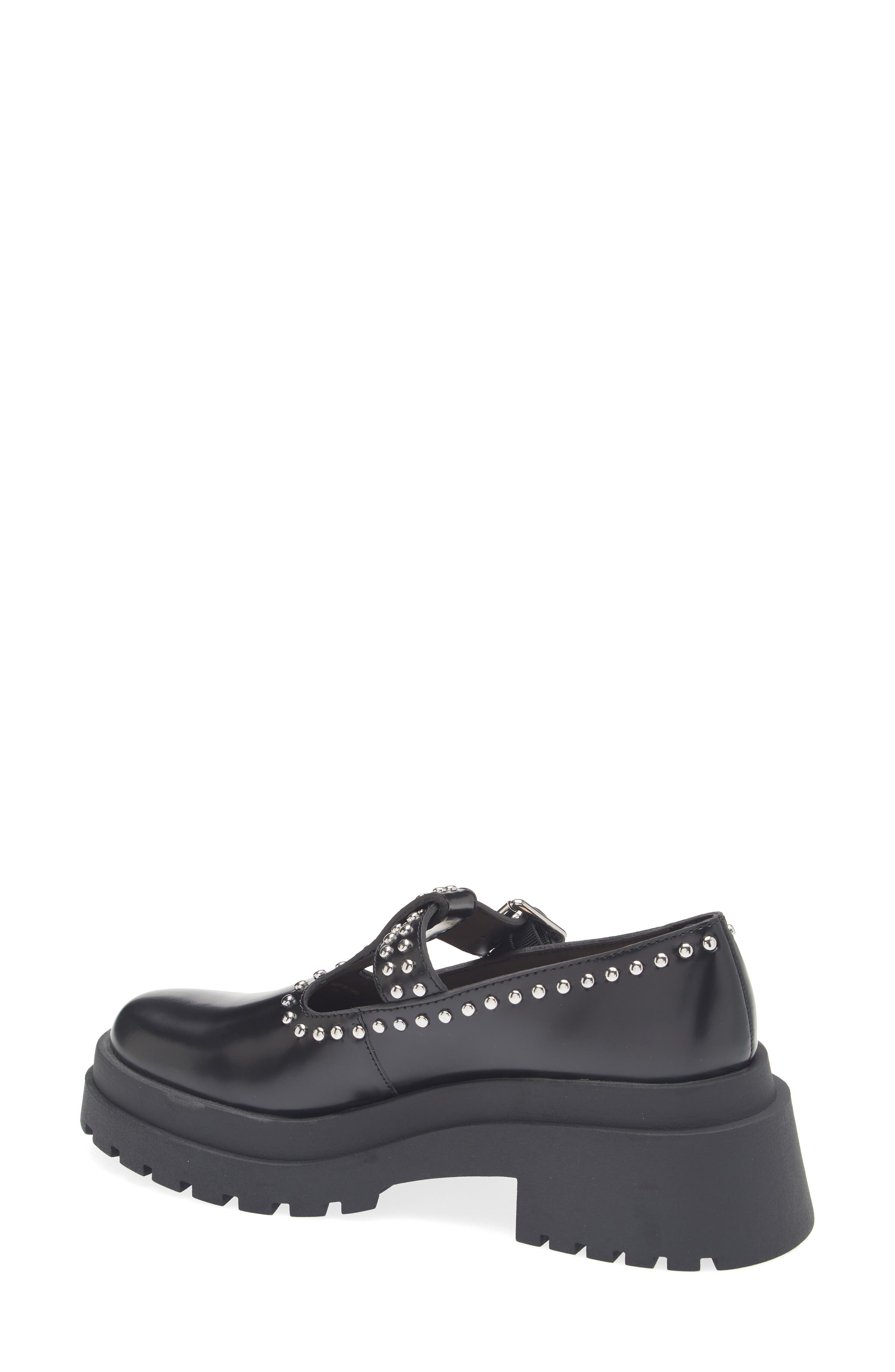Loeffler Randall Verona Platform Mary Jane, Alternate, color, Black/ Silver