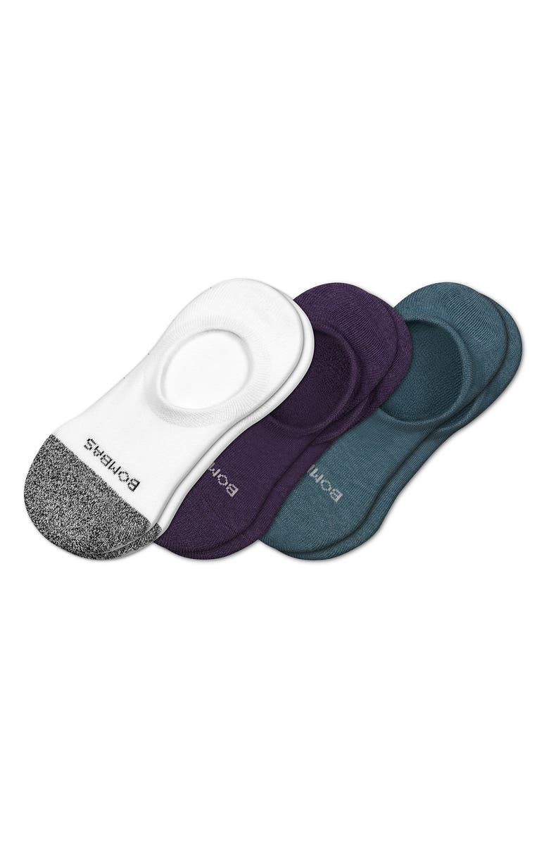 Bombas Assorted 3-Pack Cushion No-Show Socks, Main, color,