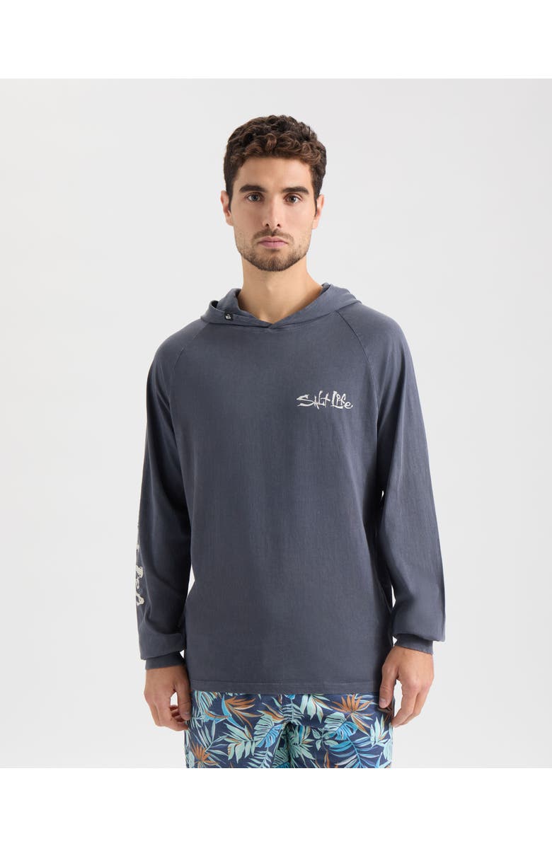 Salt Life Legacy Hoodie, Main, color, Ebony
