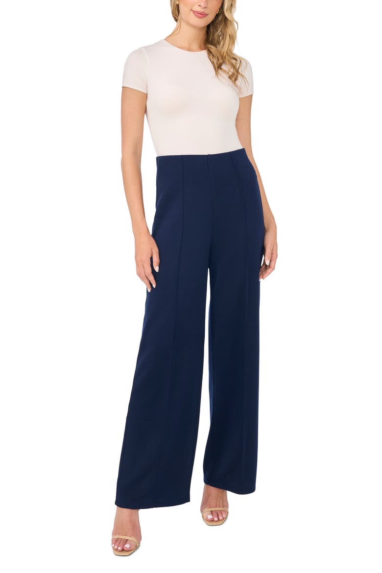 Pull-On Wide Leg Pants, Alternate, color, CLASSIC NAVY