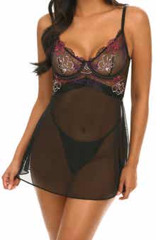 Oh La La Cheri Leanna Babydoll & G-String Set