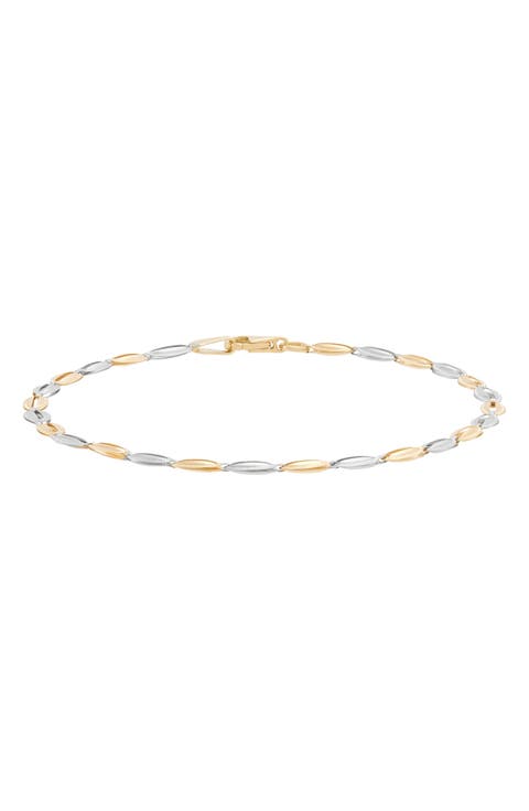 Open Oval Link Bracelet