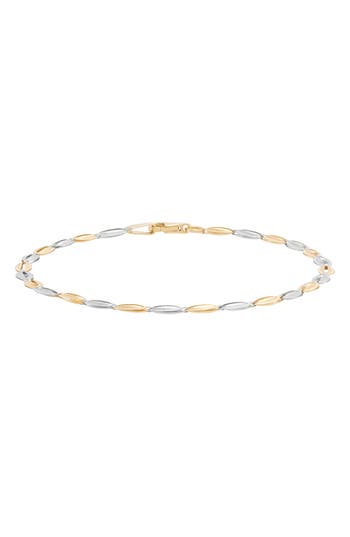 Frankie & Zoe Open Oval Link Bracelet In Multi