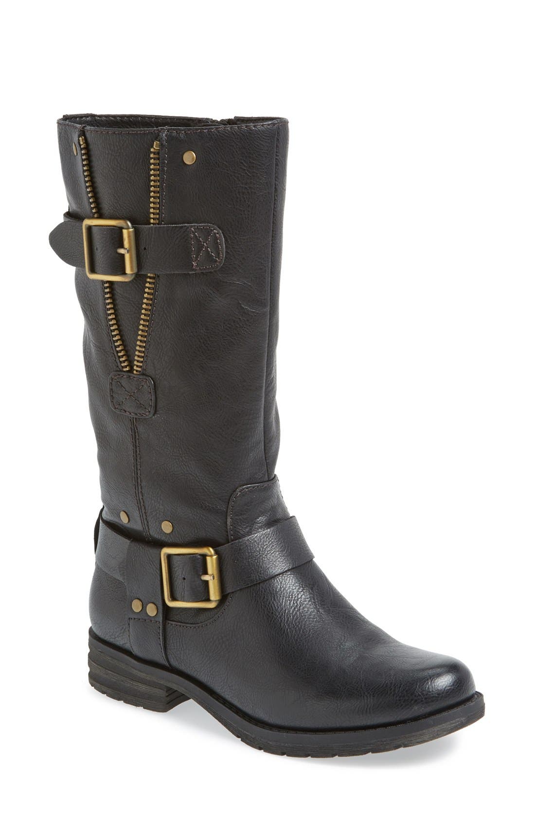 'Ballona' Boot, Main, color, BLACK