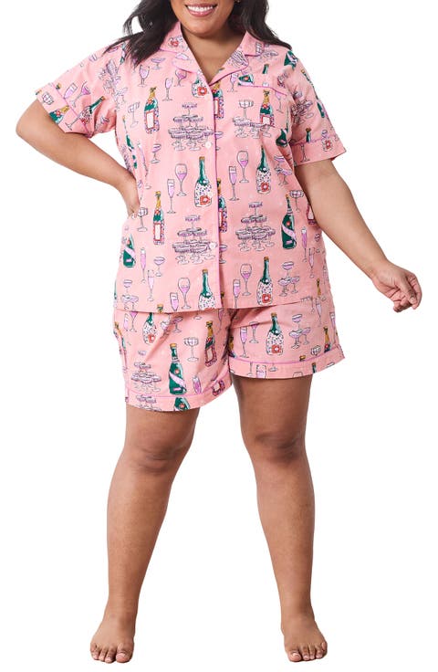 Short Organic Cotton Pajamas Set