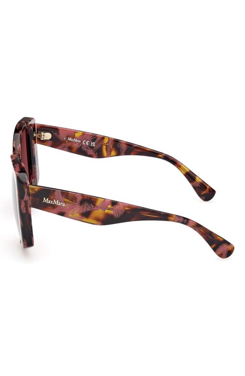 Max Mara Glimpse6 57mm Polarized Square Sunglasses