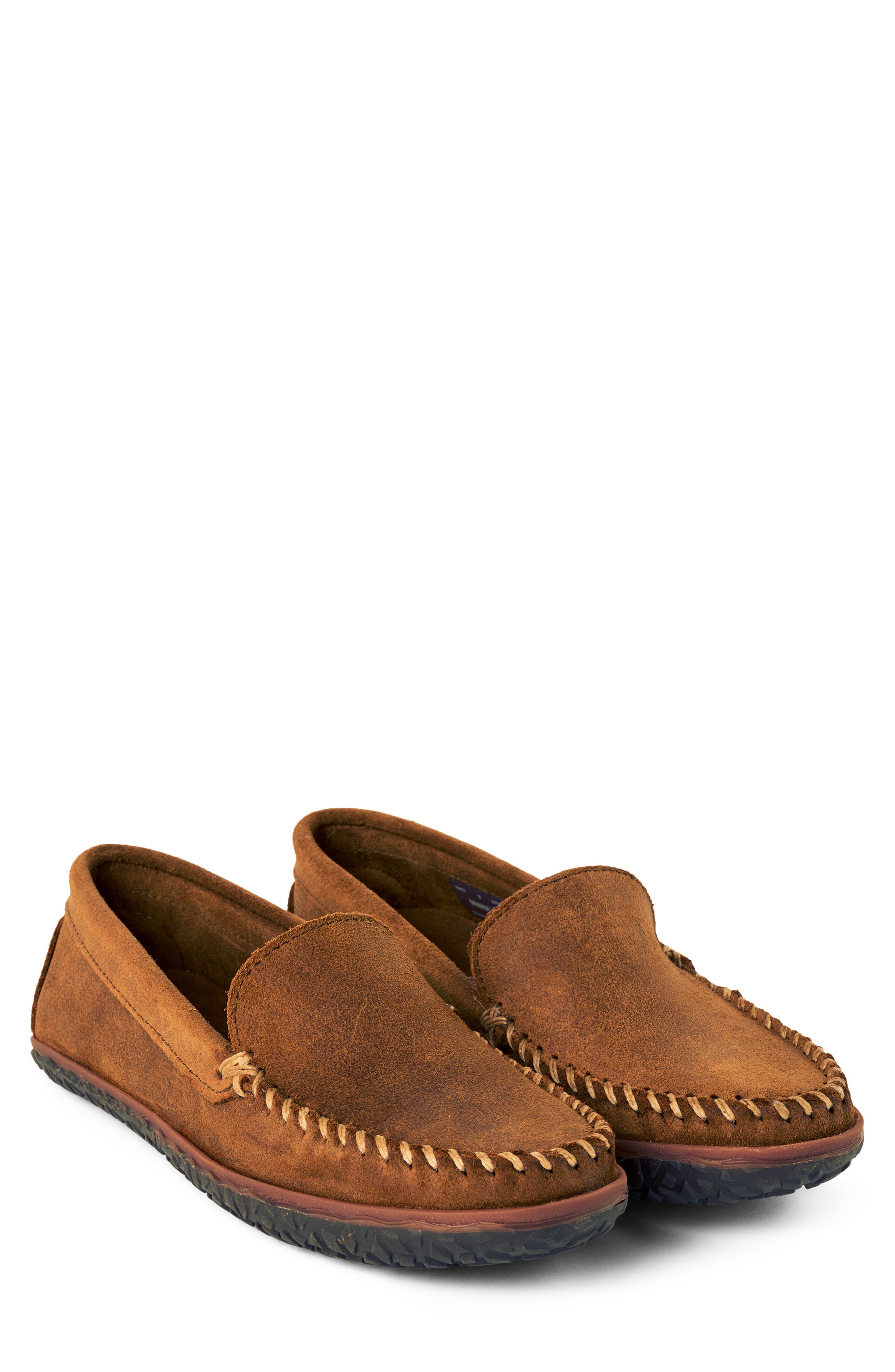 Minnetonka Venetian Tread Loafer, Alternate, color, Brown