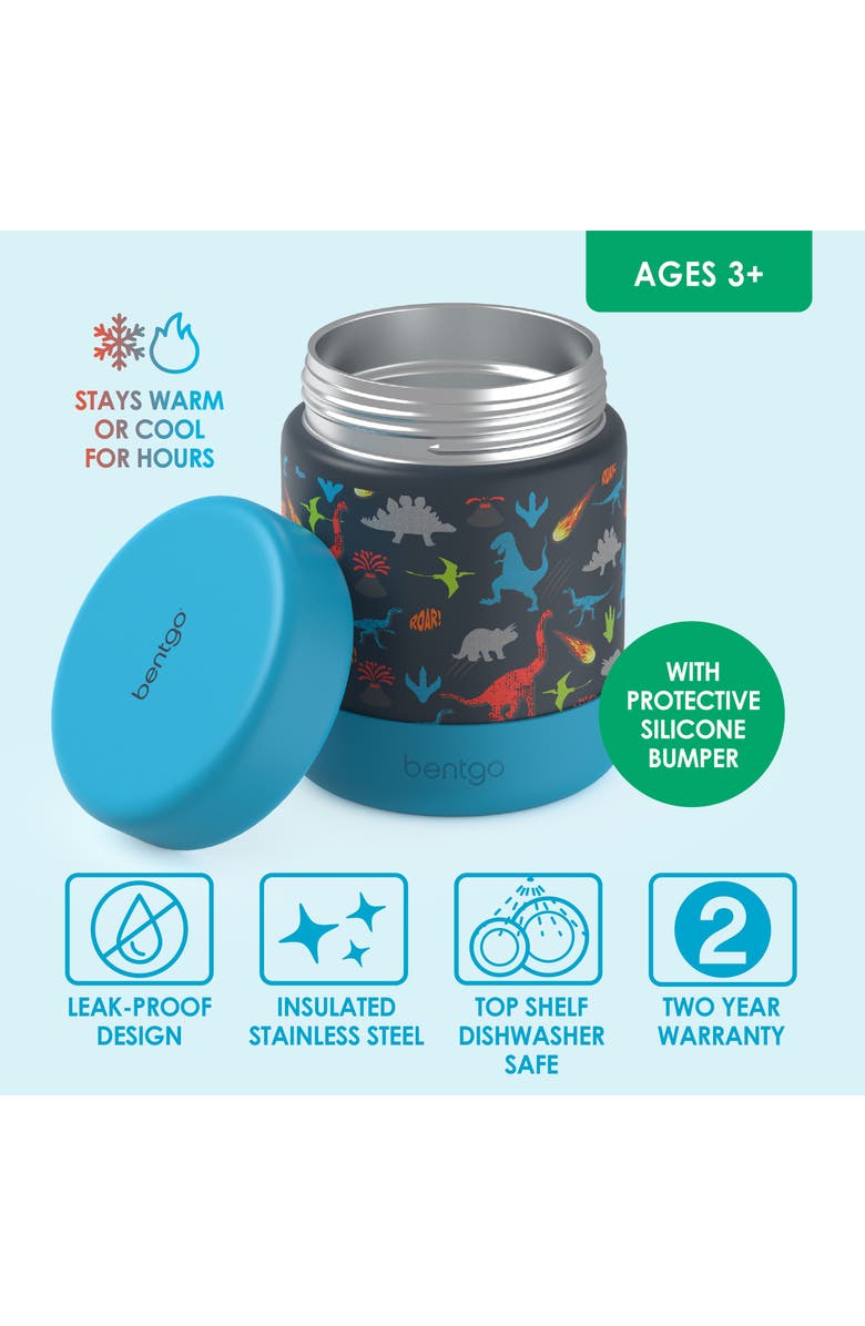 BENTGO Kids' Insulated Stainless Steel Food Jar, Alternate, color, Dino