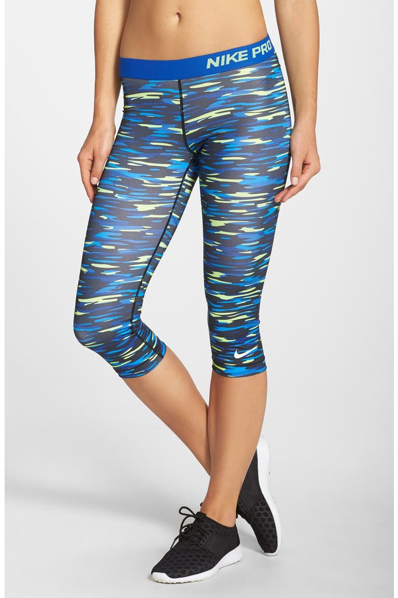 'Pro - Haze' Dri-FIT Capris, Main, color, ROYAL