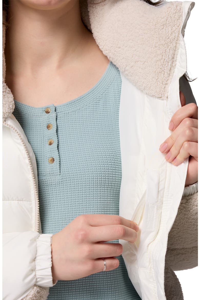 Leadbetter Point™ II Hybrid Crop Puffer Jacket, Alternate, color, SEA SALT DARK STONE 125