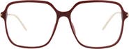 Gucci 56mm Square Optical Glasses
