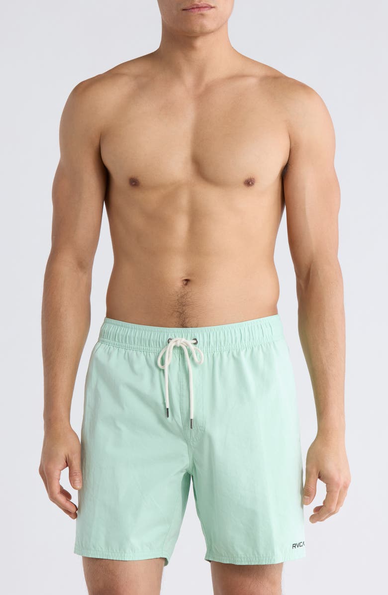 RVCA Opposites Amphibian Hybrid Shorts, Main, color, Sea Green