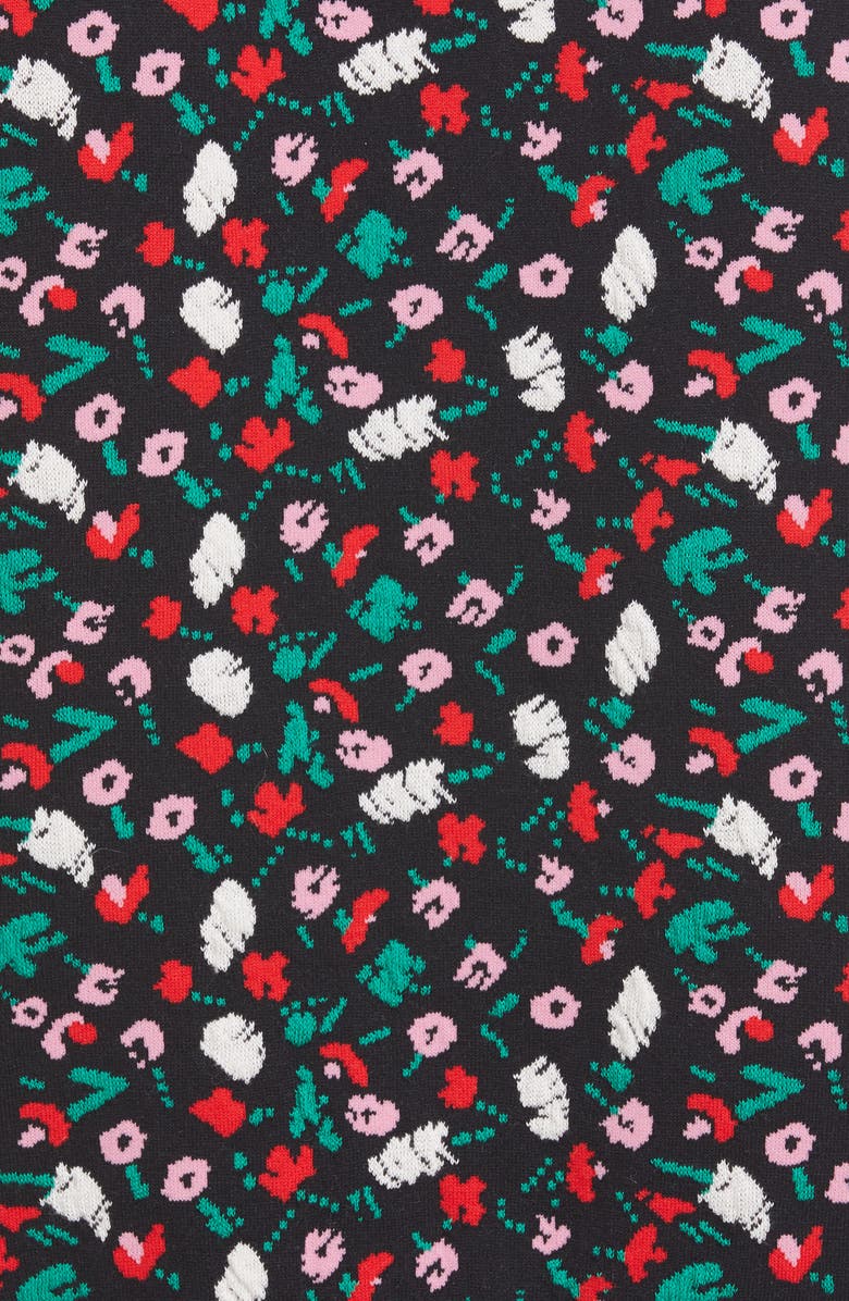 Marni Mixed Floral Jacquard Cardigan, Alternate, color,